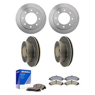 ACDelco® - Silver™ Front and Rear Brake Kit with Ceramic Pads