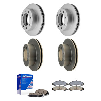 ACDelco® - Silver™ Front and Rear Brake Kit with Ceramic Pads