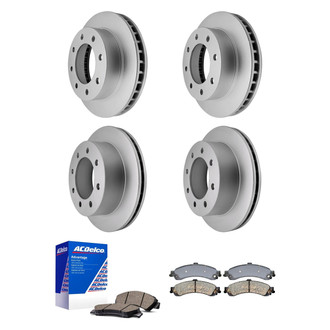 ACDelco® - Silver™ Front and Rear Brake Kit with Ceramic Pads