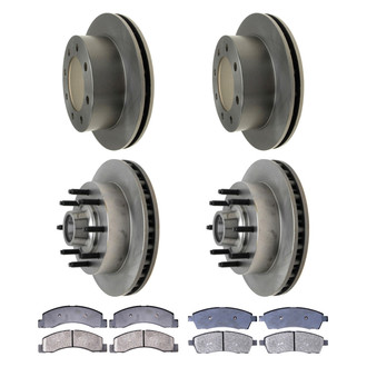 ACDelco® - Silver™ Brake Kit with Semi-Metallic Pads