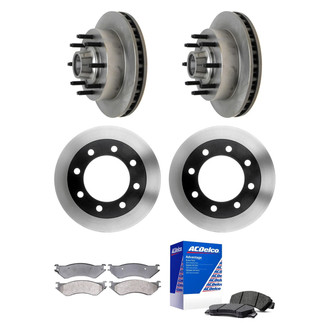 ACDelco® - Silver™ Front and Rear Brake Kit with Semi-Metallic Pads