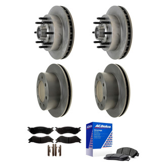 ACDelco® - Silver™ Front and Rear Brake Kit with Semi-Metallic Pads