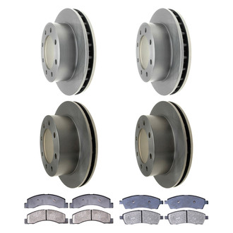 ACDelco® - Silver™ Brake Kit with Semi-Metallic Pads