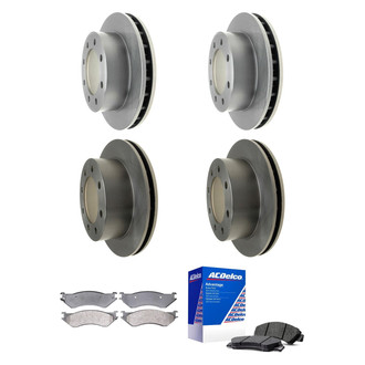 ACDelco® - Silver™ Front and Rear Brake Kit with Semi-Metallic Pads