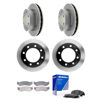 ACDelco® - Silver™ Front and Rear Brake Kit with Semi-Metallic Pads