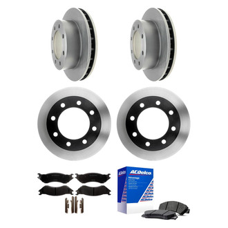 ACDelco® - Silver™ Front and Rear Brake Kit with Semi-Metallic Pads