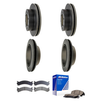 ACDelco® - Silver™ Front and Rear Brake Kit with Ceramic Pads