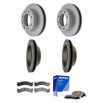 ACDelco® - Silver™ Front and Rear Brake Kit with Ceramic Pads