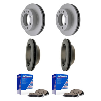 ACDelco® - Silver™ Front and Rear Brake Kit with Ceramic Pads