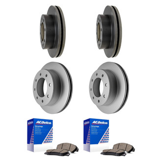 ACDelco® - Silver™ Front and Rear Brake Kit with Ceramic Pads