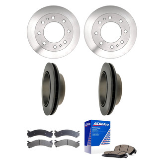 ACDelco® - Silver™ Front and Rear Brake Kit with Ceramic Pads