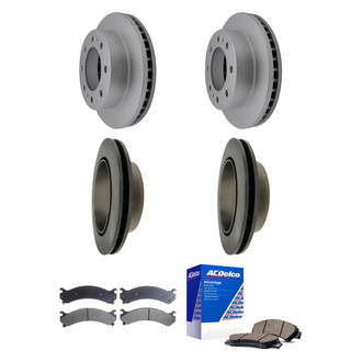 ACDelco® - Silver™ Front and Rear Brake Kit with Ceramic Pads