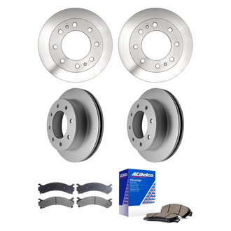 ACDelco® - Silver™ Front and Rear Brake Kit with Ceramic Pads