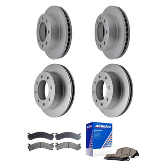 ACDelco® - Silver™ Front and Rear Brake Kit with Ceramic Pads