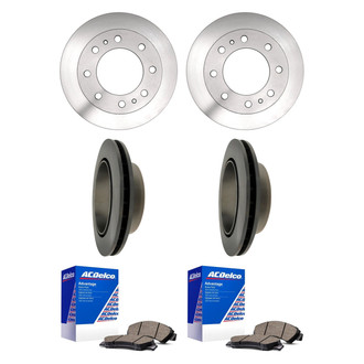ACDelco® - Silver™ Front and Rear Brake Kit with Ceramic Pads