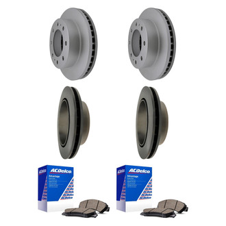 ACDelco® - Silver™ Front and Rear Brake Kit with Ceramic Pads