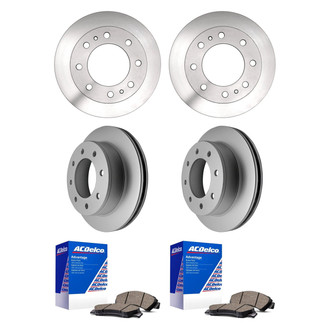 ACDelco® - Silver™ Front and Rear Brake Kit with Ceramic Pads