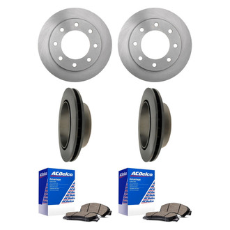 ACDelco® - Silver™ Front and Rear Brake Kit with Ceramic Pads