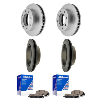 ACDelco® - Silver™ Front and Rear Brake Kit with Ceramic Pads