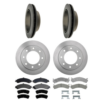 ACDelco® - Silver™ Front and Rear Brake Kit with Semi-Metallic Pads