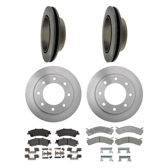 ACDelco® - Silver™ Front and Rear Brake Kit with Semi-Metallic Pads