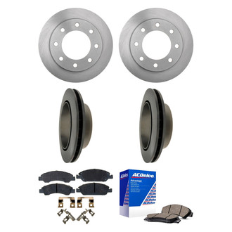 ACDelco® - Silver™ Front and Rear Brake Kit with Ceramic Pads