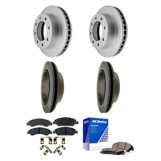 ACDelco® - Silver™ Front and Rear Brake Kit with Ceramic Pads