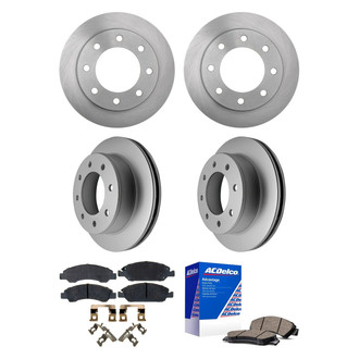 ACDelco® - Silver™ Front and Rear Brake Kit with Ceramic Pads