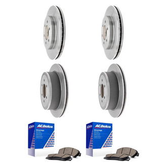 ACDelco® - Silver™ Front and Rear Brake Kit with Ceramic Pads