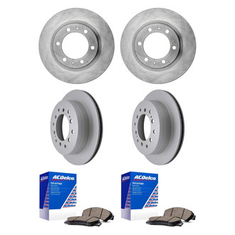ACDelco® - Silver™ Front and Rear Brake Kit with Ceramic Pads