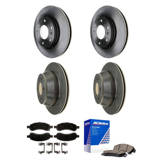 ACDelco® - Silver™ Front and Rear Brake Kit with Ceramic Pads