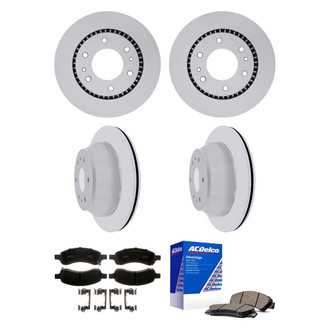 ACDelco® - Silver™ Front and Rear Brake Kit with Ceramic Pads
