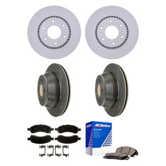 ACDelco® - Silver™ Front and Rear Brake Kit with Ceramic Pads