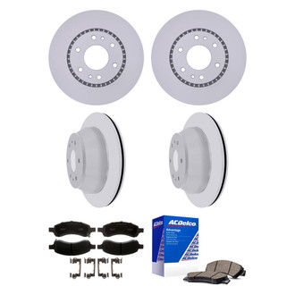 ACDelco® - Silver™ Front and Rear Brake Kit with Ceramic Pads