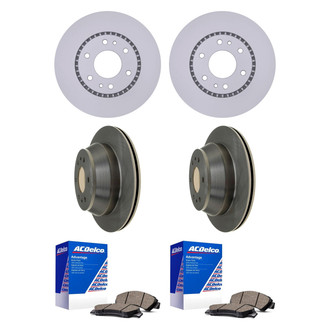 ACDelco® - Silver™ Front and Rear Brake Kit with Ceramic Pads