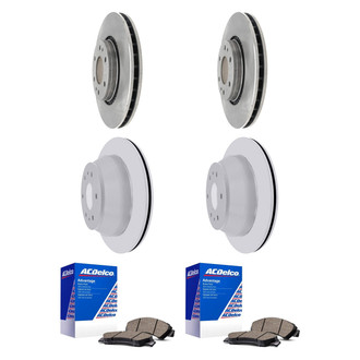 ACDelco® - Silver™ Front and Rear Brake Kit with Ceramic Pads