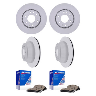 ACDelco® - Silver™ Front and Rear Brake Kit with Ceramic Pads