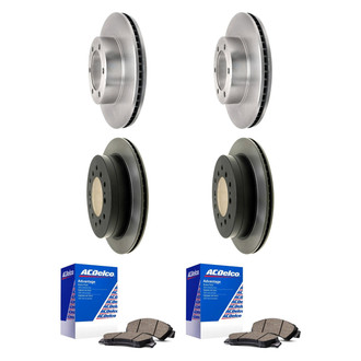 ACDelco® - Silver™ Front and Rear Brake Kit with Ceramic Pads