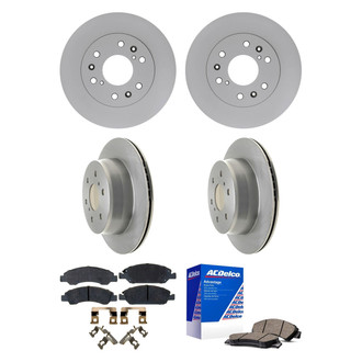 ACDelco® - Silver™ Front and Rear Brake Kit with Ceramic Pads