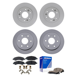 ACDelco® - Silver™ Front and Rear Brake Kit with Ceramic Pads