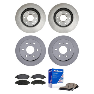ACDelco® - Silver™ Front and Rear Brake Kit with Ceramic Pads