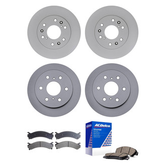 ACDelco® - Silver™ Front and Rear Brake Kit with Ceramic Pads