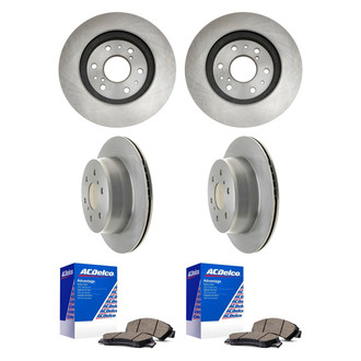 ACDelco® - Silver™ Front and Rear Brake Kit with Ceramic Pads