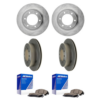 ACDelco® - Silver™ Front and Rear Brake Kit with Ceramic Pads