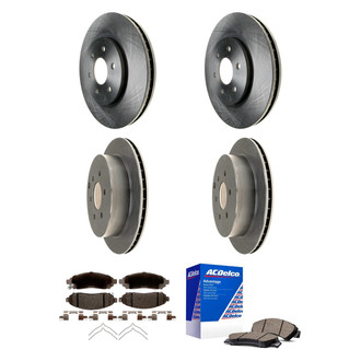 ACDelco® - Silver™ Front and Rear Brake Kit with Ceramic Pads
