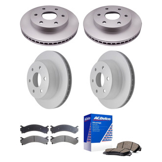 ACDelco® - Silver™ Front and Rear Brake Kit with Ceramic Pads