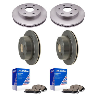 ACDelco® - Silver™ Front and Rear Brake Kit with Ceramic Pads