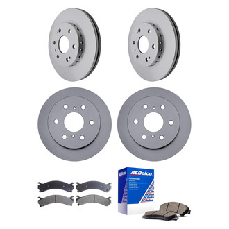 ACDelco® - Silver™ Front and Rear Brake Kit with Ceramic Pads