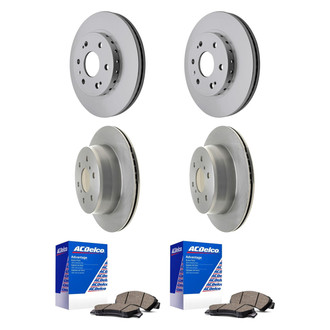 ACDelco® - Silver™ Front and Rear Brake Kit with Ceramic Pads
