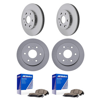 ACDelco® - Silver™ Front and Rear Brake Kit with Ceramic Pads